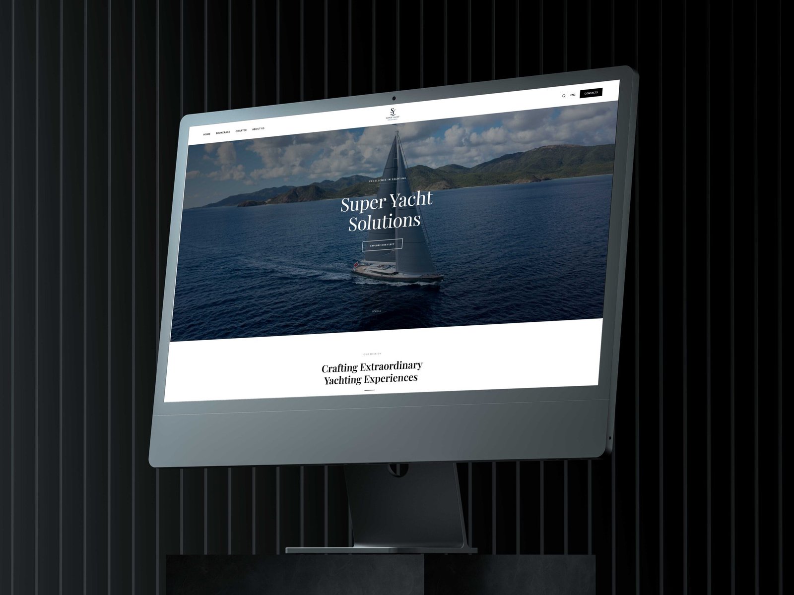 SYS Super Yacht Solutions — sito web